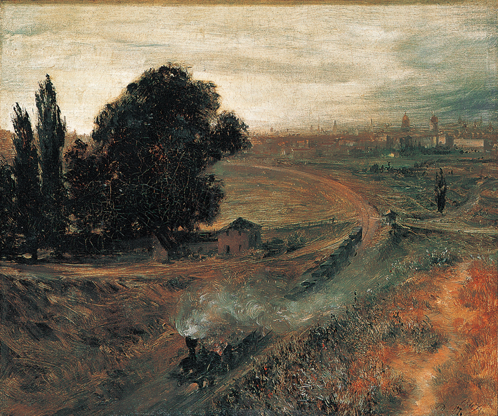  Adolpyh Von Menzel —— 柏林至波茨坦的铁路